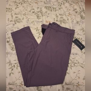 Men's Gray Stretch Polo Pants